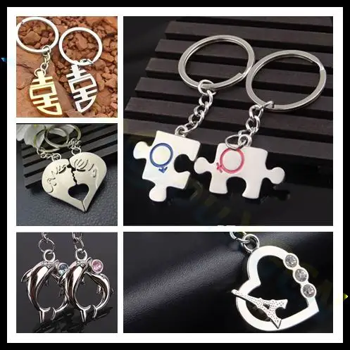 20 pair Love Couple Keychain Key Chain metal puzzle pattern Key Ring For Lovers Best Friends ad wedding party favor small gift
20 pair Love Couple Keychain Key Chain metal puzzle pattern Key Ring For Lovers Best Friends ad wedding party favor small gift