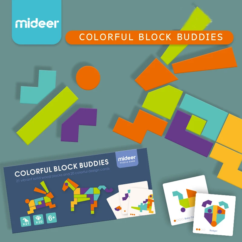 Mideer Colorful Buddies Stem Puzzle Game Children educational Learning jigsaw puzzle intelligence toys 6 Years+
Mideer Colorful Buddies Stem Puzzle Game Children educational Learning jigsaw puzzle intelligence toys 6 Years+