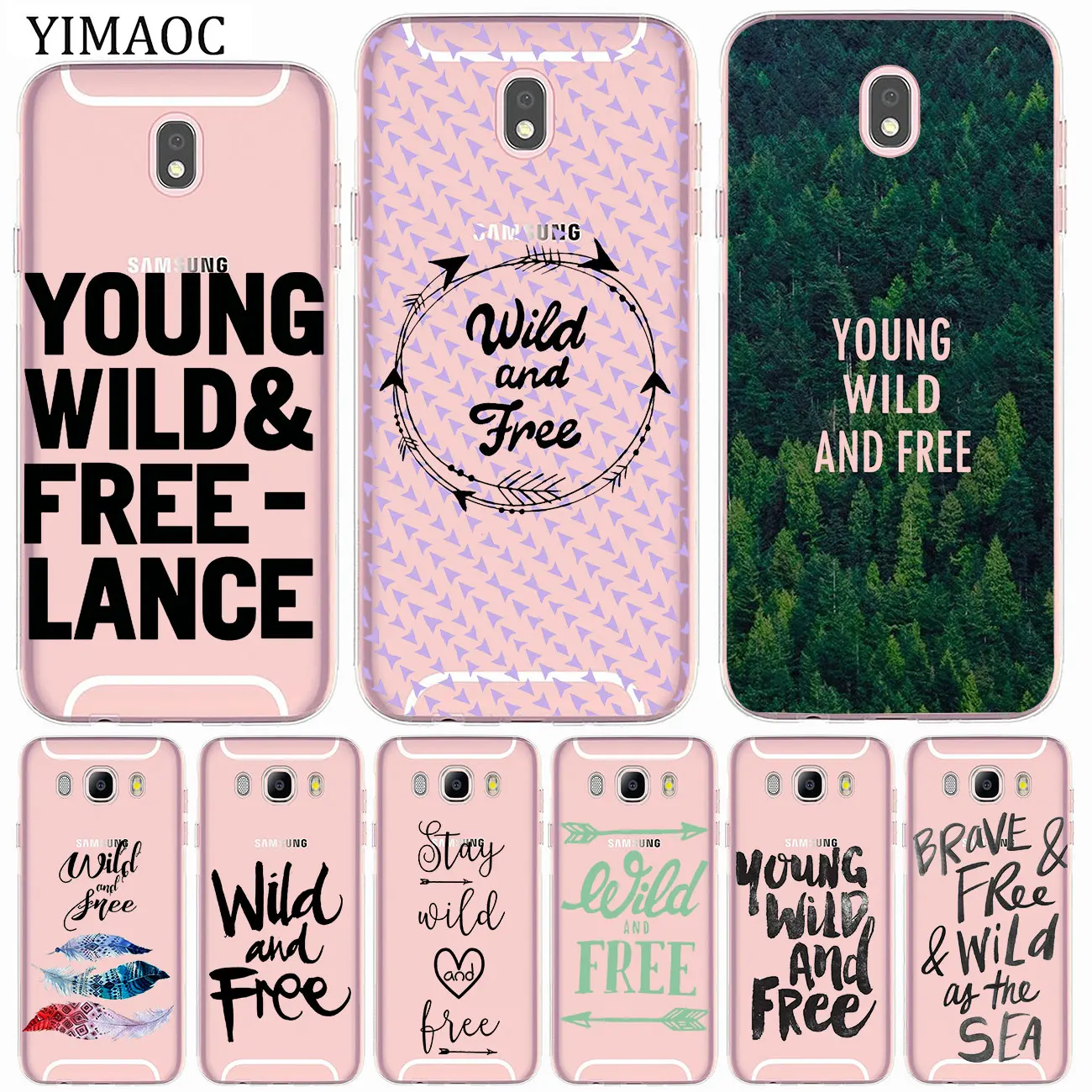 Мягкий силиконовый чехол Young Wild для Samsung Galaxy J8 J7 J6 J5 J4 J3 2017 A2 Core 2016 A5 A9 A8 A7 A6 Plus