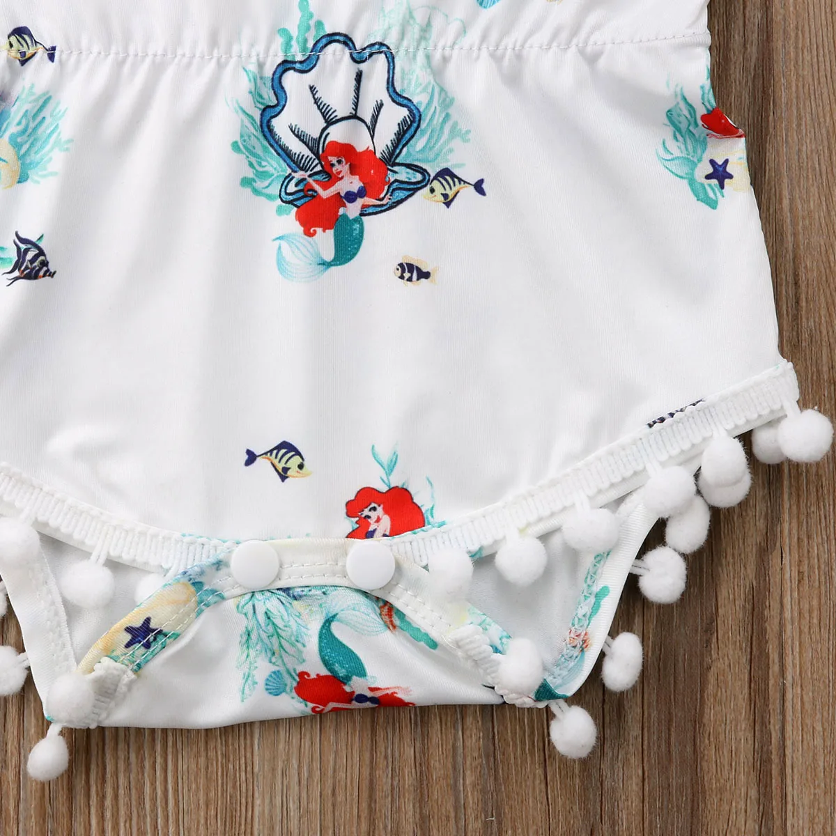 High-quality Drop Shipping Newborn Baby Girl Sleeveless Cartoon Mermaid Bodysuit +Headband 2pcs Jumpsuit Outfits Size 0-24M
High-quality Drop Shipping Newborn Baby Girl Sleeveless Cartoon Mermaid Bodysuit +Headband 2pcs Jumpsuit Outfits Size 0-24M