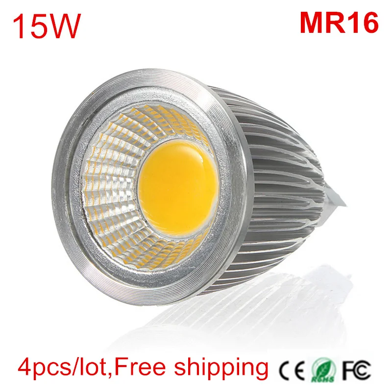 4PCS Super Bright MR16 Bulbs Light Dimmable Led Warm/Natural/Cold White DC12V 15W MR16 COB LED lamp light MR16 led Spotlight
4PCS Super Bright MR16 Bulbs Light Dimmable Led Warm/Natural/Cold White DC12V 15W MR16 COB LED lamp light MR16 led Spotlight