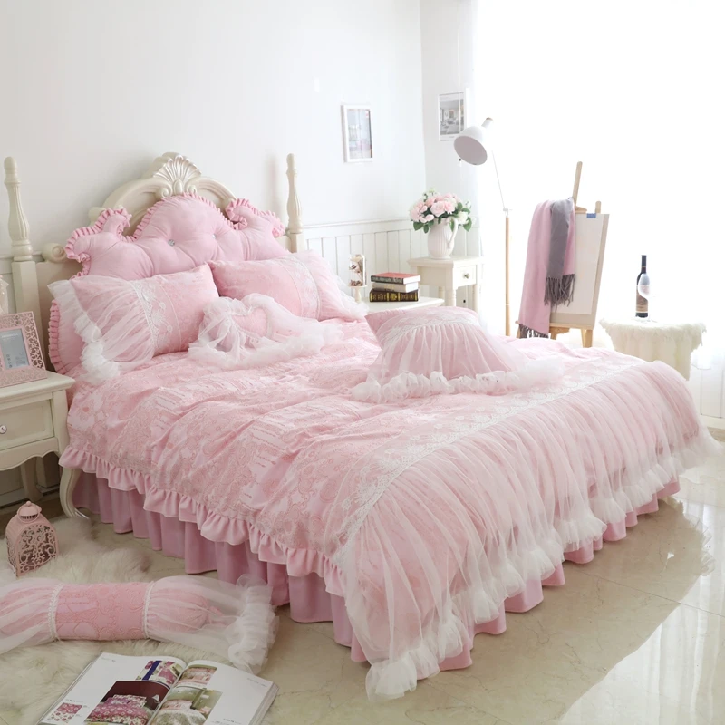 Luxury Pink Green White Purple Fleece Fabric Princess Girl Bedding Set Lace Duvet Cover Flannel Velvet Bed Skirt Pillowcases
Luxury Pink Green White Purple Fleece Fabric Princess Girl Bedding Set Lace Duvet Cover Flannel Velvet Bed Skirt Pillowcases