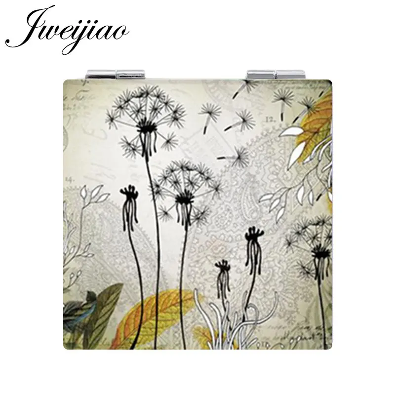 JWEIJIAO Vintage Dandelion Pocket Mirrors Mini Folding Square 1X/2X Magnifying PU Leather Makeup Mirrors hand Beauty Tools
JWEIJIAO Vintage Dandelion Pocket Mirrors Mini Folding Square 1X/2X Magnifying PU Leather Makeup Mirrors hand Beauty Tools