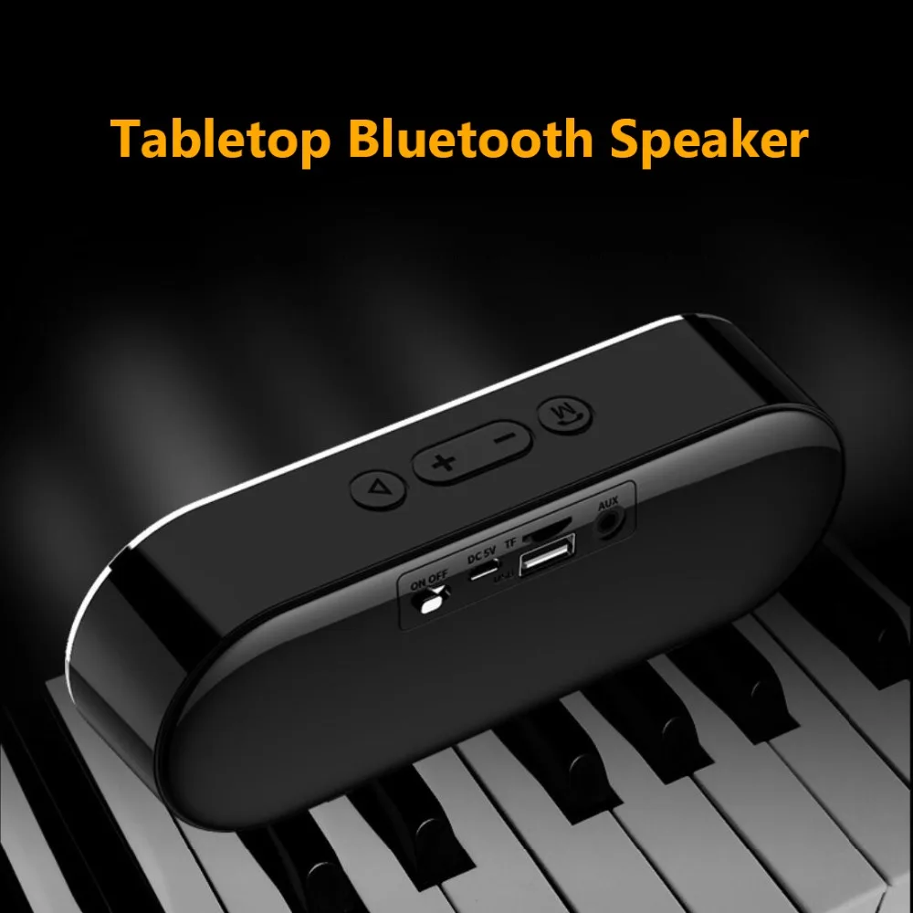 Портативный Bluetooth Динамик басов Беспроводной громкий мини сабвуфер с микрофоном