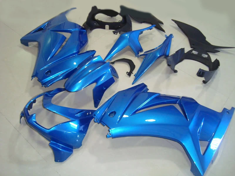 Комплект обтекателей под давлением для KAWASAKI Ninja ZX250R 08 09 10 11 12 EX250 ZX 250R 2008 2012 синий