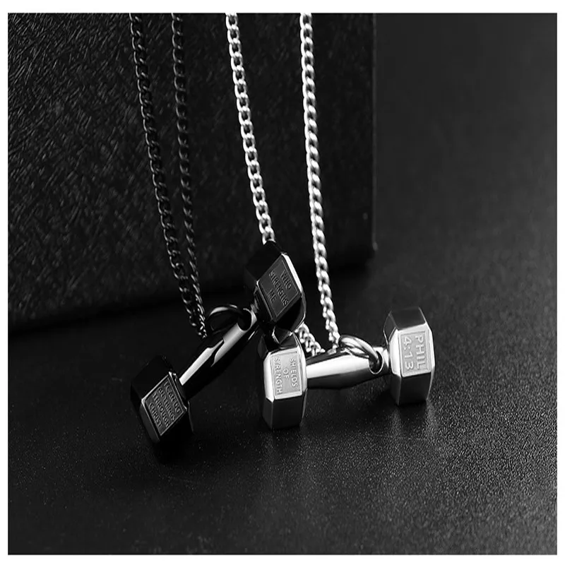 2019 Quality Fitness Dumbbell Necklaces Pendant Necklace Short Link Chains Men Women Sporty Gym Inspirational Couple Jewelry
2019 Quality Fitness Dumbbell Necklaces Pendant Necklace Short Link Chains Men Women Sporty Gym Inspirational Couple Jewelry