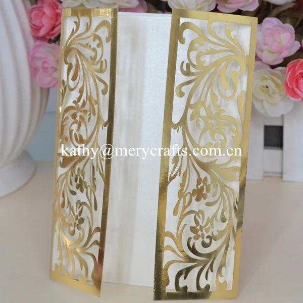 New design gold laser cut wedding invitations ,white paper wedding card invitation
New design gold laser cut wedding invitations ,white paper wedding card invitation