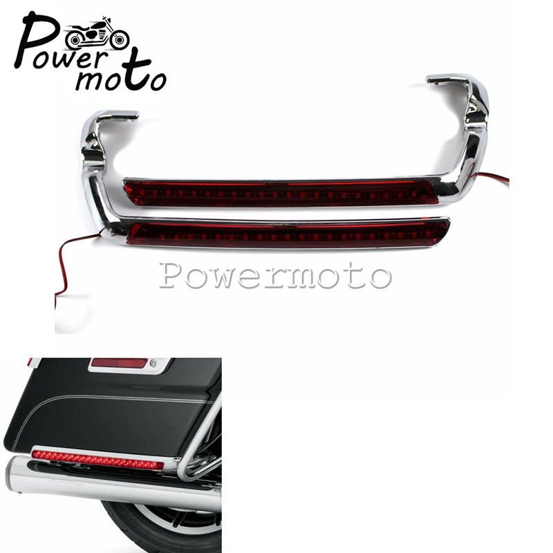 Motorcycle Saddlebag LED Side Marker Lights ECLEAR Smoke Lens Standard Saddlebag LED Light For Harley Touring FLHT FLTR 14-19
Motorcycle Saddlebag LED Side Marker Lights ECLEAR Smoke Lens Standard Saddlebag LED Light For Harley Touring FLHT FLTR 14-19