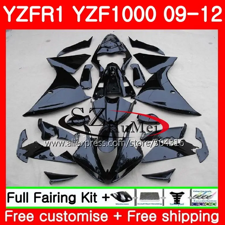 Bodys For YAMAHA YZF1000 YZFR1 09 10 11 12 YZF-1000 77SH20 YZF-R1 YZF 1000 R 1 YZF R1 2009 2010 2011 2012 Fairings Glossy black
Bodys For YAMAHA YZF1000 YZFR1 09 10 11 12 YZF-1000 77SH20 YZF-R1 YZF 1000 R 1 YZF R1 2009 2010 2011 2012 Fairings Glossy black