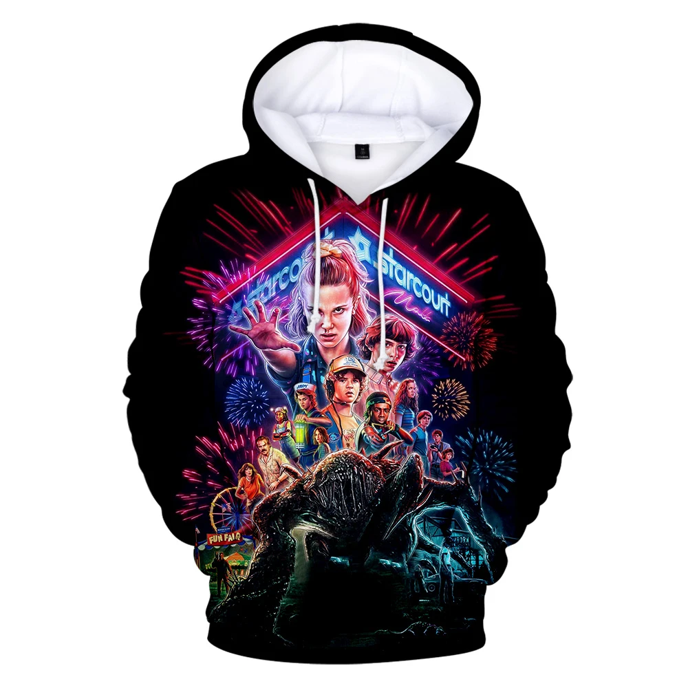 2019 new arrival hoodie sweatshirt stranger things 3D printing casual fashion hoodis men women harajuku tops streetwear hoodies
2019 new arrival hoodie sweatshirt stranger things 3D printing casual fashion hoodis men women harajuku tops streetwear hoodies