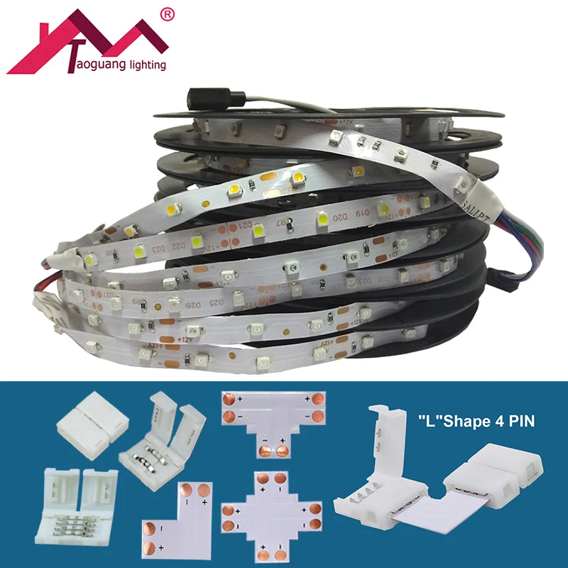 Taoguang освещения 60leds/M 3528 светодиодные Газа Водонепроницаемый Светодиодные ленты