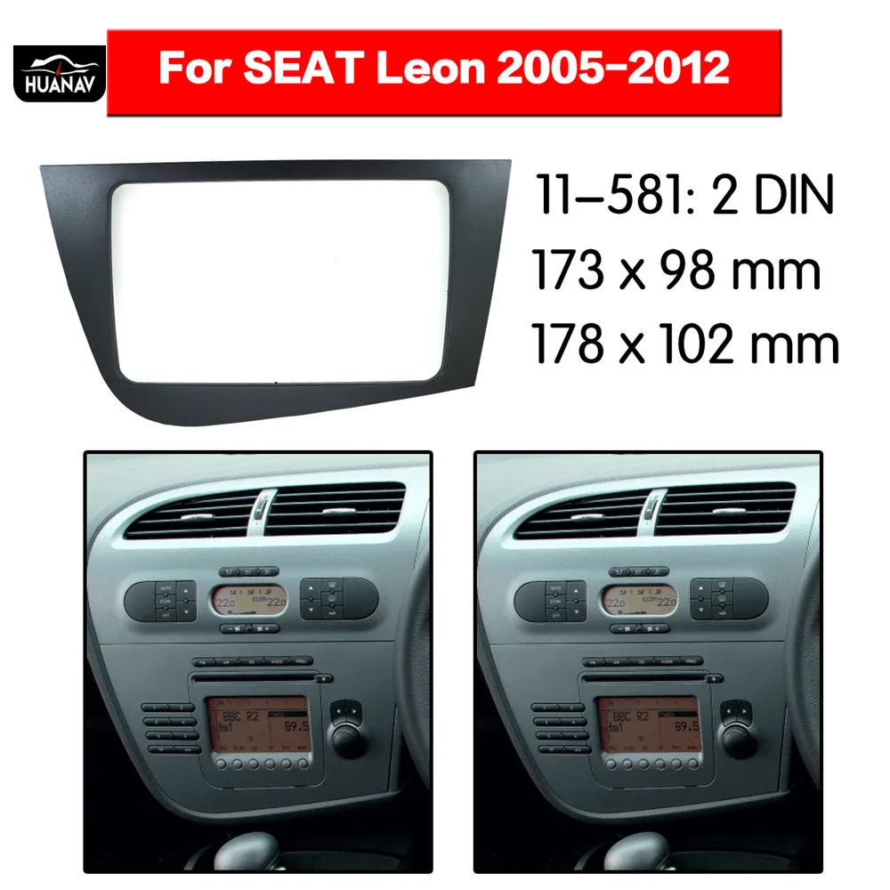 HUANAV автомобильное радио Fascia Car CD DVD fascia Для 2005-2012 SEAT LEON (RHD) стерео Fascia Dash CD Trim монтажная рамка панель
HUANAV автомобильное радио Fascia Car CD DVD fascia Для 2005-2012 SEAT LEON (RHD) стерео Fascia Dash CD Trim монтажная рамка панель
