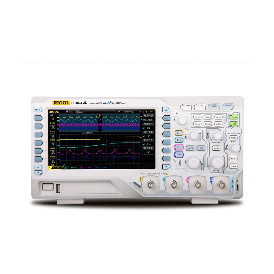 DS1054Z 50MHz Digital Oscilloscope 4 Analog Channels 50MHz Bandwidth 12Mpts Memory Digital Scopemeter
DS1054Z 50MHz Digital Oscilloscope 4 Analog Channels 50MHz Bandwidth 12Mpts Memory Digital Scopemeter