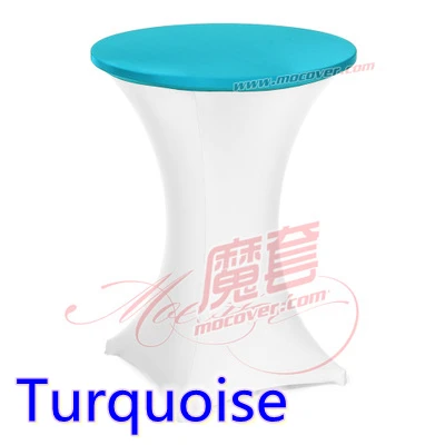 Turquoise Colour Spandex Top Cover For Round Cocktail Lycra Table Cloth Wedding Banquet Party Cocktail Table Decoration Sale
Turquoise Colour Spandex Top Cover For Round Cocktail Lycra Table Cloth Wedding Banquet Party Cocktail Table Decoration Sale