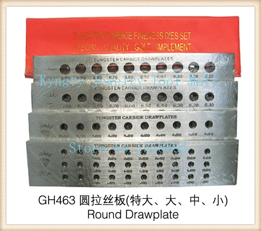 39 Holes Round Draw plates 0.26-2.8mm steel drawplates Tungsten Carbide Drawplates Jewelry Drawplates
39 Holes Round Draw plates 0.26-2.8mm steel drawplates Tungsten Carbide Drawplates Jewelry Drawplates