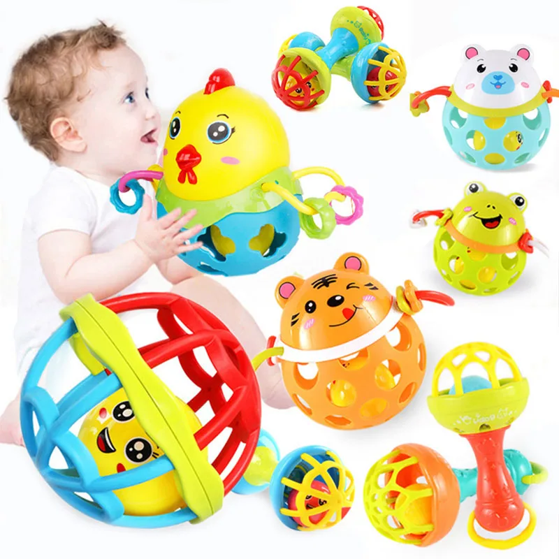 1Pcs Baby Rattles Toy Soft Plastic Hand Bell Rattle Funny Educational Toys Birthday Gifts For Baby
1Pcs Baby Rattles Toy Soft Plastic Hand Bell Rattle Funny Educational Toys Birthday Gifts For Baby