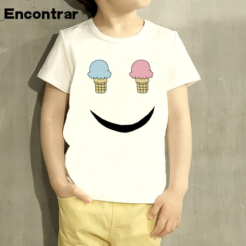 Ice Cream Smile Face Design T Shirt Boys/Girls Great Casual Short Sleeve Tops Children Cute T-Shirt,HKP5041
Ice Cream Smile Face Design T Shirt Boys/Girls Great Casual Short Sleeve Tops Children Cute T-Shirt,HKP5041