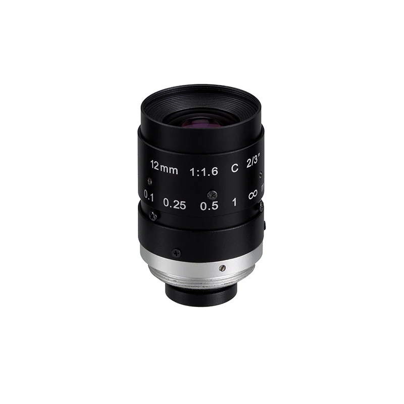 2/3 "F1.6-16C 12 мм 5 мегапиксельная C крепление линзы машинного зрения для