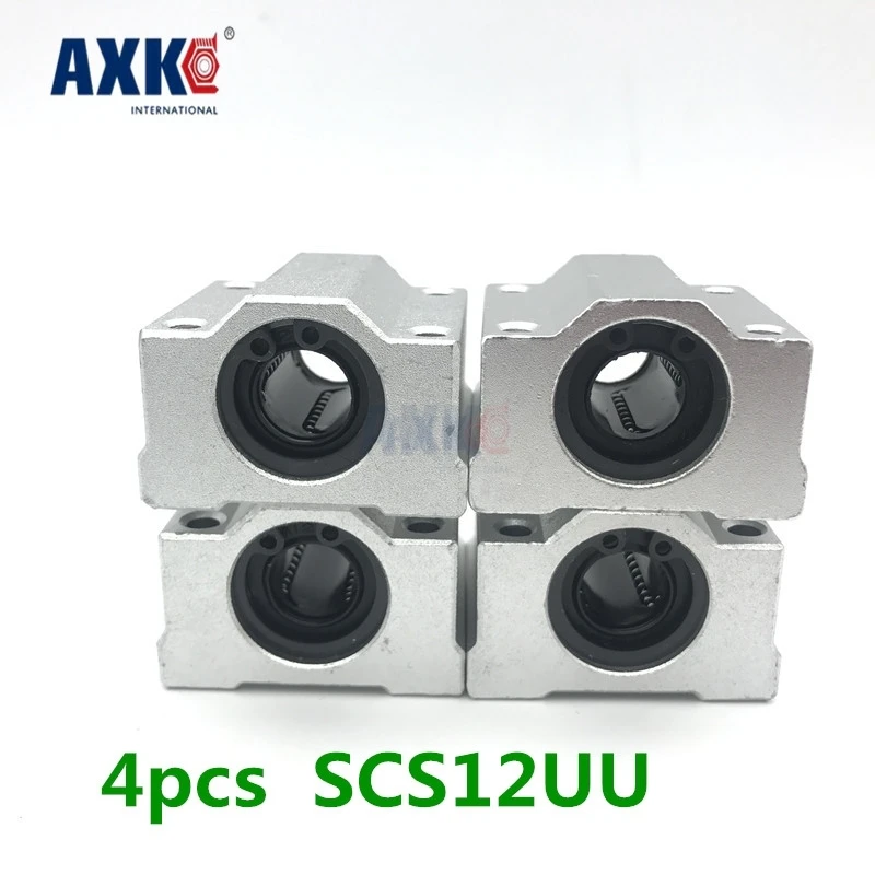 High Quality 4 Pcs Sc12uu Scs12uu Linear Motion Ball Bearings Slide Block Bushing For 12mm Linear Shaft Guide Rail AXK SC12
High Quality 4 Pcs Sc12uu Scs12uu Linear Motion Ball Bearings Slide Block Bushing For 12mm Linear Shaft Guide Rail AXK SC12