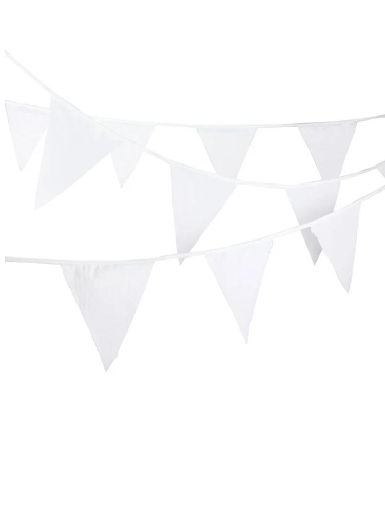 Big Size Pennant Silk flags White 24M 60flags Christmas Decorative wedding decoration Bunting Flag Wedding Banner Party Supplies
Big Size Pennant Silk flags White 24M 60flags Christmas Decorative wedding decoration Bunting Flag Wedding Banner Party Supplies