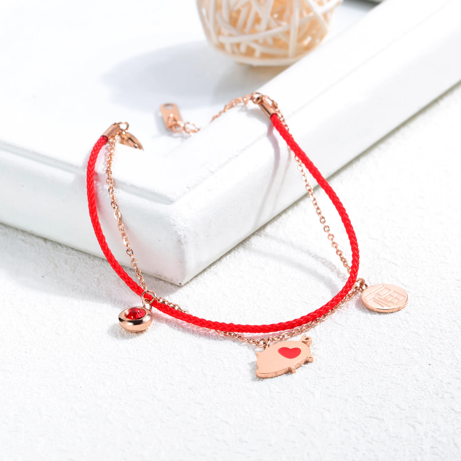 Korean version of simple personality hand rope Sen series girlfriend sister chain jewelry sweet lady Bracelet
Korean version of simple personality hand rope Sen series girlfriend sister chain jewelry sweet lady Bracelet