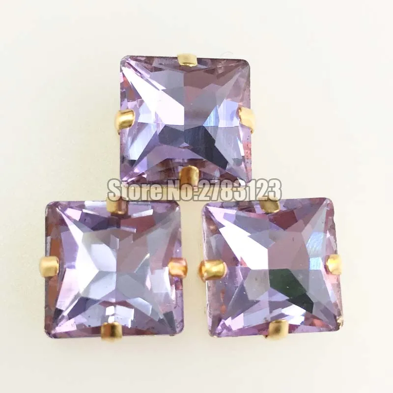 Free shipping 20pcs/pack Gold bottom crystal violet Square shape flatback AAA+ Glass Crystal sew on claw rhinestones SWZJ015
Free shipping 20pcs/pack Gold bottom crystal violet Square shape flatback AAA+ Glass Crystal sew on claw rhinestones SWZJ015