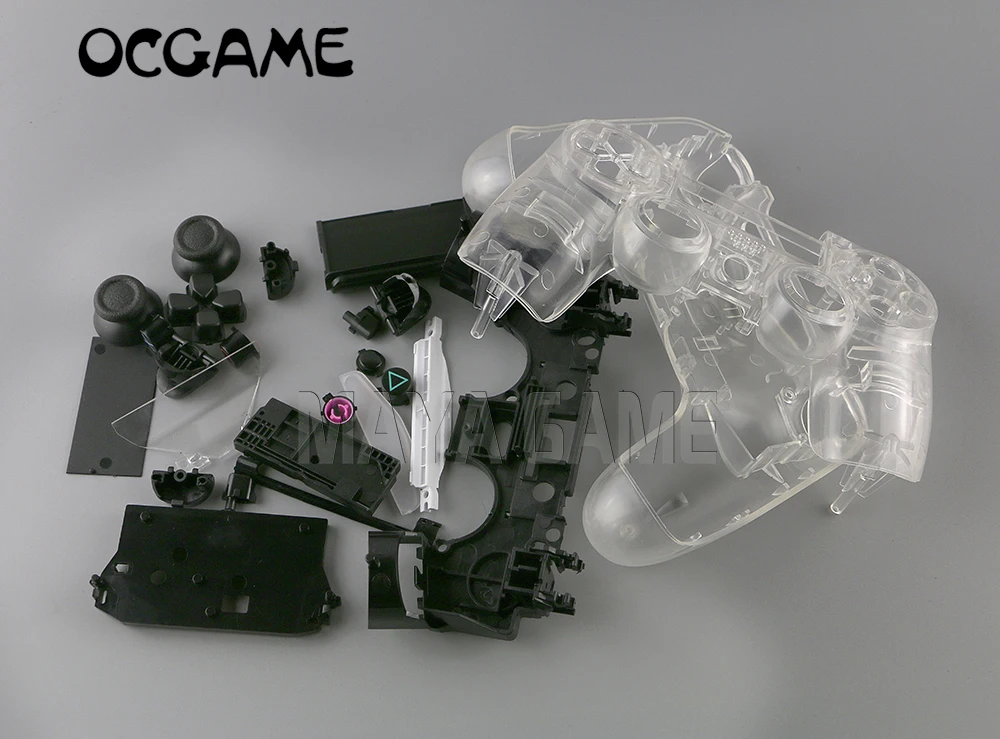 OCGAME для Playstatios 4 прозрачный корпус замены контроллера PS4 и кнопки 6 компл./лот|housing