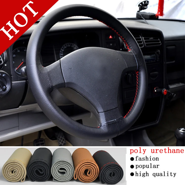 Hot Sale New Universal Anti-slip BreathablePU Leather DIY Car Steering Wheel Cover Case With Needles and Thread Free Shipping
Hot Sale New Universal Anti-slip BreathablePU Leather DIY Car Steering Wheel Cover Case With Needles and Thread Free Shipping