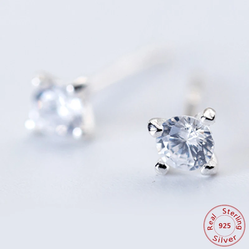Small 925 Sterling Silver Earrings with Stone CZ Crystal Ear Studs Cubic Zirconia Earring Women Accessories
Small 925 Sterling Silver Earrings with Stone CZ Crystal Ear Studs Cubic Zirconia Earring Women Accessories