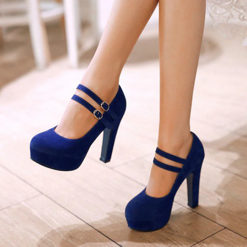 Ladies Pumps Women Shoes Mary Janes Office Blue Round Toe Wedding Sweet 2020 Spring Autumn Heels Plus Size 11 14 15
Ladies Pumps Women Shoes Mary Janes Office Blue Round Toe Wedding Sweet 2020 Spring Autumn Heels Plus Size 11 14 15