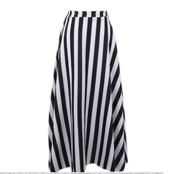 Summer Style Womens Petite New Black and White Stripe Chiffon Skirt Woman Ladies Casual Plus Size 3XS-8XL A-line Long Skirts
Summer Style Womens Petite New Black and White Stripe Chiffon Skirt Woman Ladies Casual Plus Size 3XS-8XL A-line Long Skirts