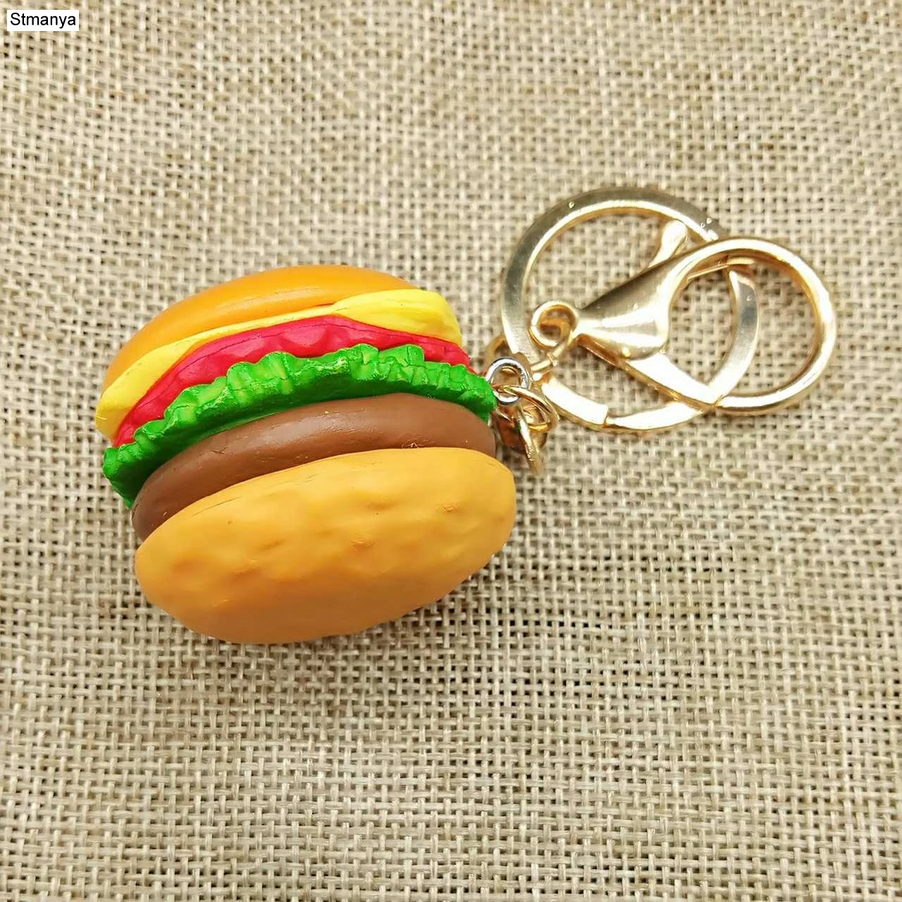 New hamburger Key Chain Men New simulation Pendant Keychain Women Charm food Car Key Ring Best Party gift jewelry
New hamburger Key Chain Men New simulation Pendant Keychain Women Charm food Car Key Ring Best Party gift jewelry