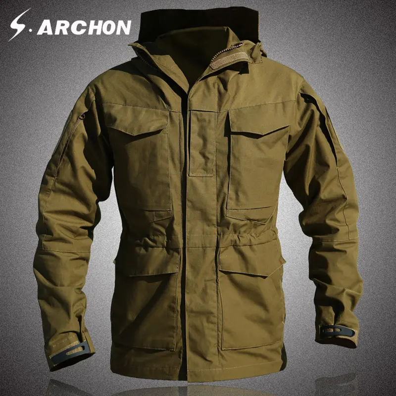 s.archon M65 Army Clothes Tactical Windbreaker Men Winter Autumn Jacket Waterproof Wearproof, Windproof, hiking jackets
s.archon M65 Army Clothes Tactical Windbreaker Men Winter Autumn Jacket Waterproof Wearproof, Windproof, hiking jackets