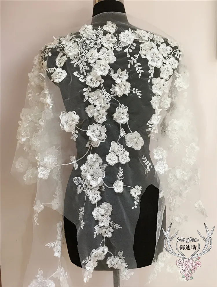 1 Yard 3D Pearl Beaded Flower Lace Trim in Off White, Sewing Craft Accessories Petal lace fabric for bridal veil wedding bodice
1 Yard 3D Pearl Beaded Flower Lace Trim in Off White, Sewing Craft Accessories Petal lace fabric for bridal veil wedding bodice