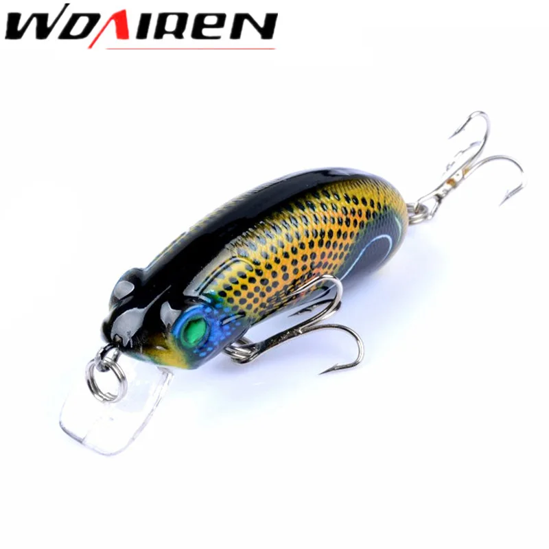 1Pcs 6cm 9.5g Hard Fishing Lure Crank Bait Diving Depth 0.3-1.2m Swim bait Lake River Fishing Wobblers Carp Fishing Baits WD-431
1Pcs 6cm 9.5g Hard Fishing Lure Crank Bait Diving Depth 0.3-1.2m Swim bait Lake River Fishing Wobblers Carp Fishing Baits WD-431