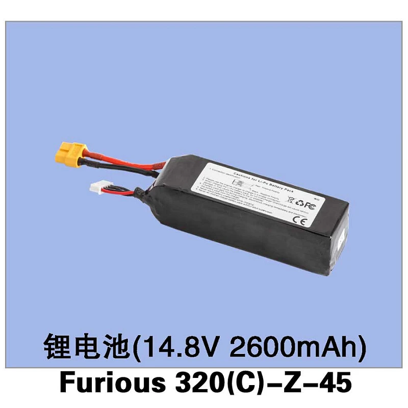 Original 14.8V 2600mAh 25C(4S) Battery for Walkera Furious 320 RC Drone Spare Parts Battery Furious 320(C)-Z-45 Free Shipping
Original 14.8V 2600mAh 25C(4S) Battery for Walkera Furious 320 RC Drone Spare Parts Battery Furious 320(C)-Z-45 Free Shipping