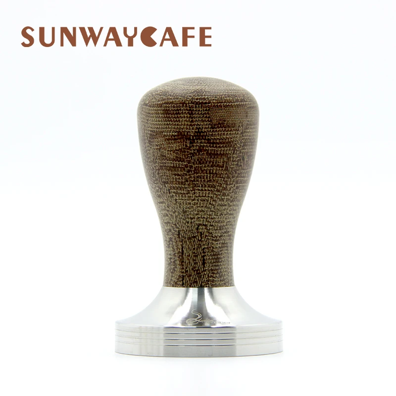 51/58MM Coffee Tamper Wooden Handle Solid Stainless Steel Flat Base Espresso Powder Cafe Hammer Coffee Tools For Barista
51/58MM Coffee Tamper Wooden Handle Solid Stainless Steel Flat Base Espresso Powder Cafe Hammer Coffee Tools For Barista