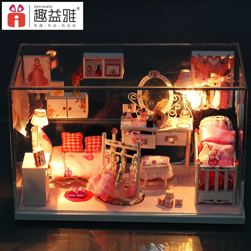 Doll House Diy miniature Wooden Dollhouse miniaturas Furniture House Dream Princess Room Building Model N001
Doll House Diy miniature Wooden Dollhouse miniaturas Furniture House Dream Princess Room Building Model N001