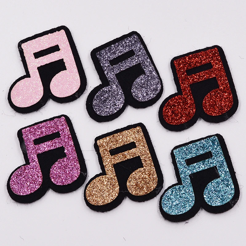 40pcs/lot 3x3.3cm Mixed Padded Shiny/Glittered musical note Shape Appliques For Kid DIY Patch And Baby Headwere Accessorie
40pcs/lot 3x3.3cm Mixed Padded Shiny/Glittered musical note Shape Appliques For Kid DIY Patch And Baby Headwere Accessorie