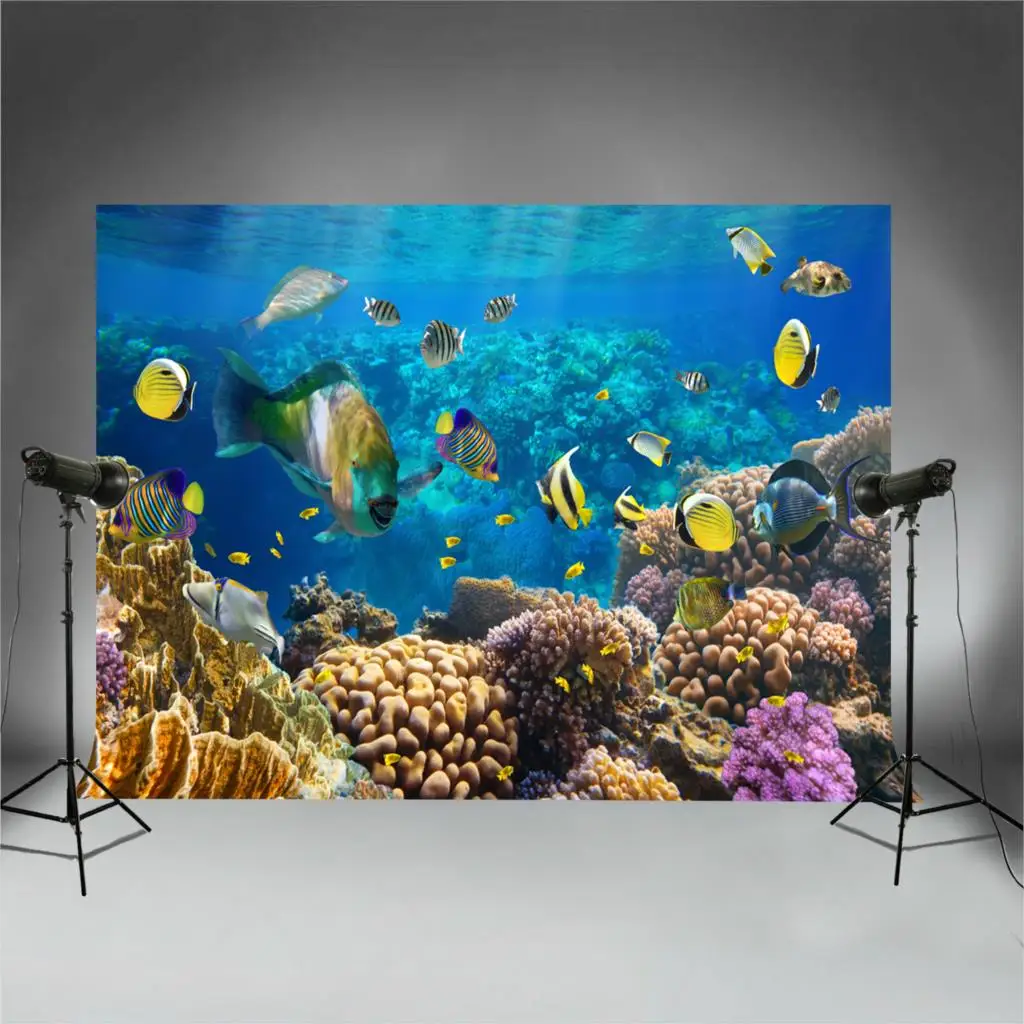 Backdrops For Summer Party Pictures Diving Holiday Photography Background Undersea Photobooth Tropical Fish XT-6122
Backdrops For Summer Party Pictures Diving Holiday Photography Background Undersea Photobooth Tropical Fish XT-6122