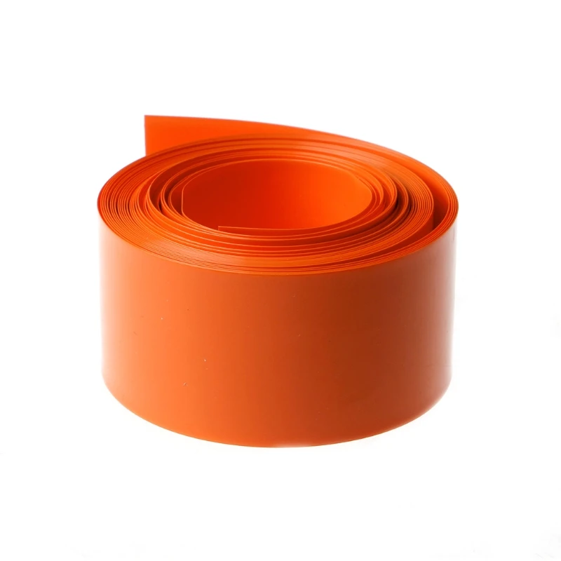 

1PC 5m PVC Heat Shrink Tubing Tube Wrap Kit For 18650 18500 Battery Flat Round 18.5mm