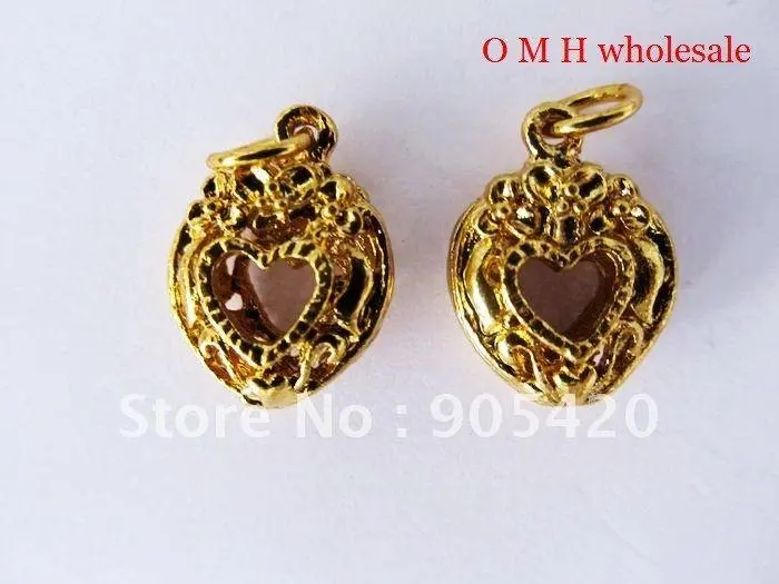 OMH Free ship jewelry wholesale 100pcs/Lot 18KT heart Hangs Charm pendant 18x20mm DZ287
OMH Free ship jewelry wholesale 100pcs/Lot 18KT heart Hangs Charm pendant 18x20mm DZ287