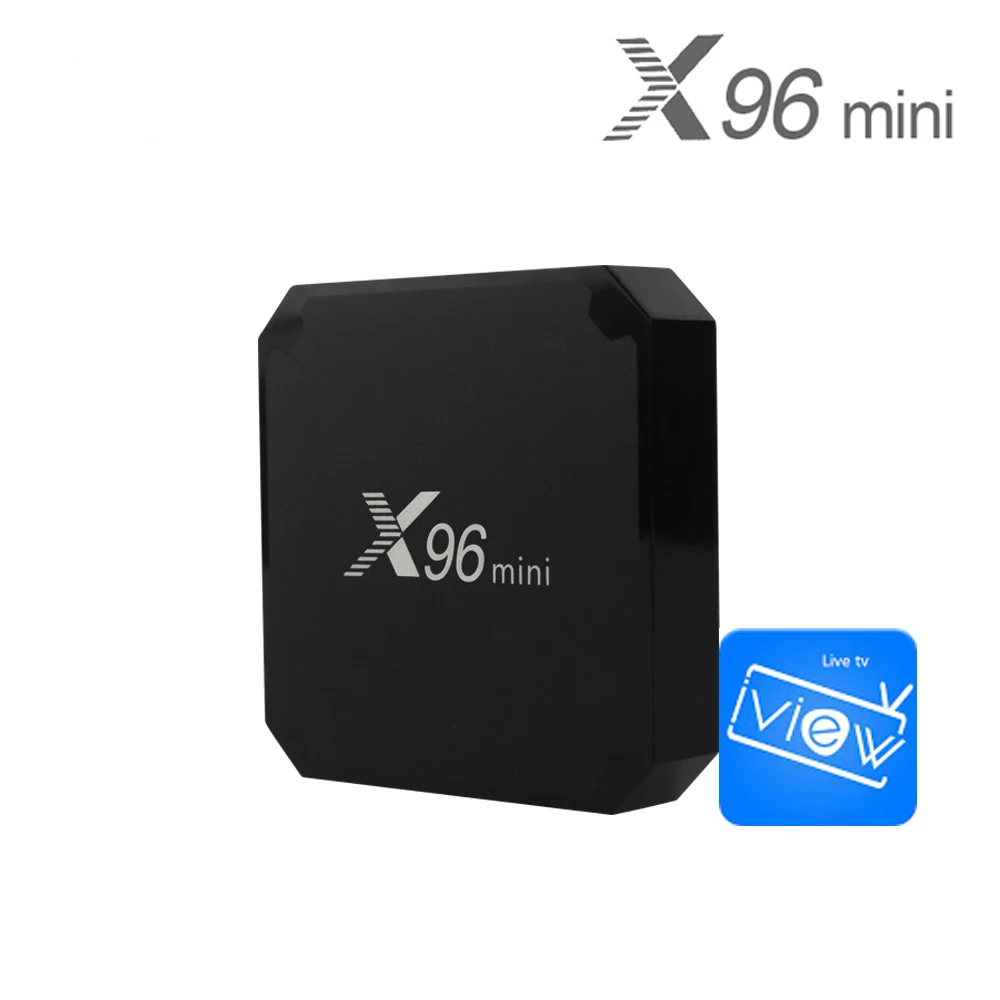 X96 mini и iviewHD 4K медиаплеер Amlogic S905W Европейская ТВ приставка Suppor HEVC WiFi|ТВ-приставки