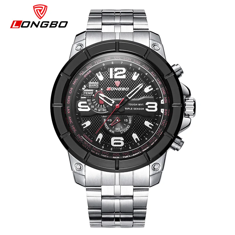 LONGBO Watch for Men Stainless Steel Men Quartz Wristwatches Water Resistant Relogio Masculino Mens Gifts
LONGBO Watch for Men Stainless Steel Men Quartz Wristwatches Water Resistant Relogio Masculino Mens Gifts