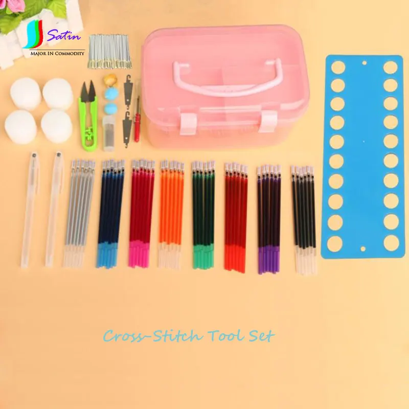 Hot Multifunction Cross-Stitch Tool Set Accessory,Line wax/Pen/Needles Box/Thimble/scissor/needle,Cross-Stitch Tool S0142H
Hot Multifunction Cross-Stitch Tool Set Accessory,Line wax/Pen/Needles Box/Thimble/scissor/needle,Cross-Stitch Tool S0142H