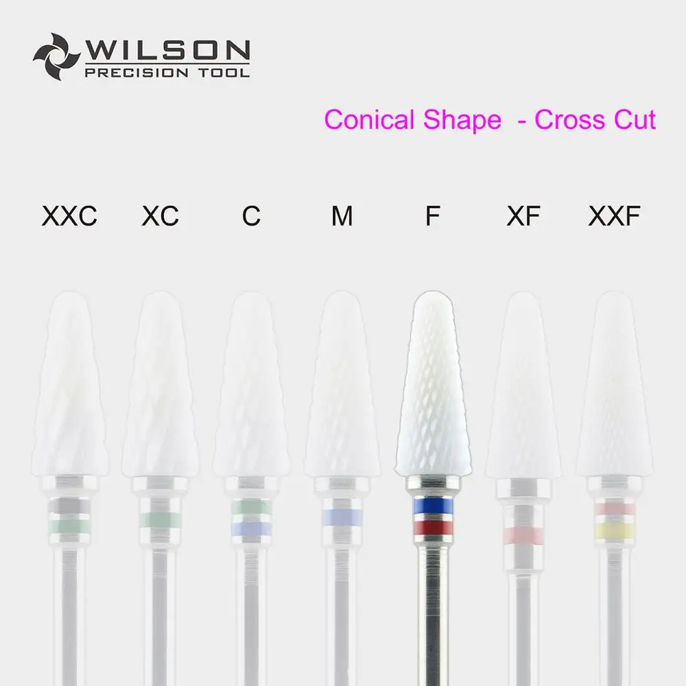 Conical Shape - 6.0mm Cross Cut White Zirconia Ceramic Burrs WILSON PRECISION TOOL | Красота и здоровье