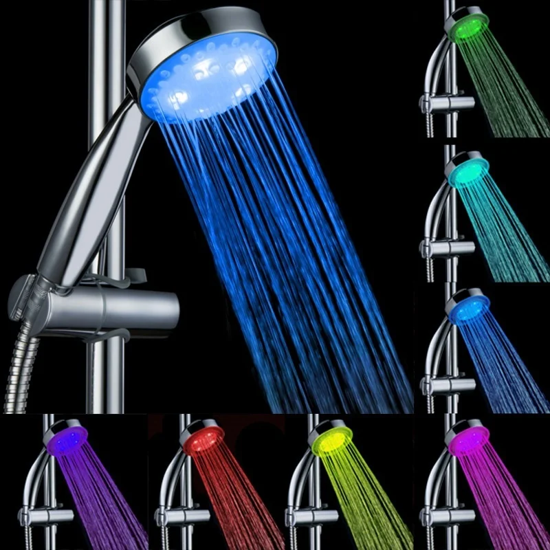 1 pcs Hot Handheld 7 Color LED Romantic Light Water Bath Home Bathroom Shower Head Glow pommeau de douche
1 pcs Hot Handheld 7 Color LED Romantic Light Water Bath Home Bathroom Shower Head Glow pommeau de douche