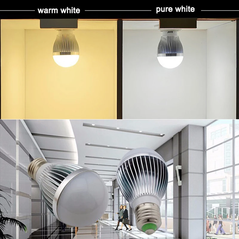 New Arrival E27 LED Bulb 110V 220V 3W 5W 7W 9W 12W LED Lamp SMD5730 Super Bright Bombillas LED Light Warm White/Cold White
New Arrival E27 LED Bulb 110V 220V 3W 5W 7W 9W 12W LED Lamp SMD5730 Super Bright Bombillas LED Light Warm White/Cold White