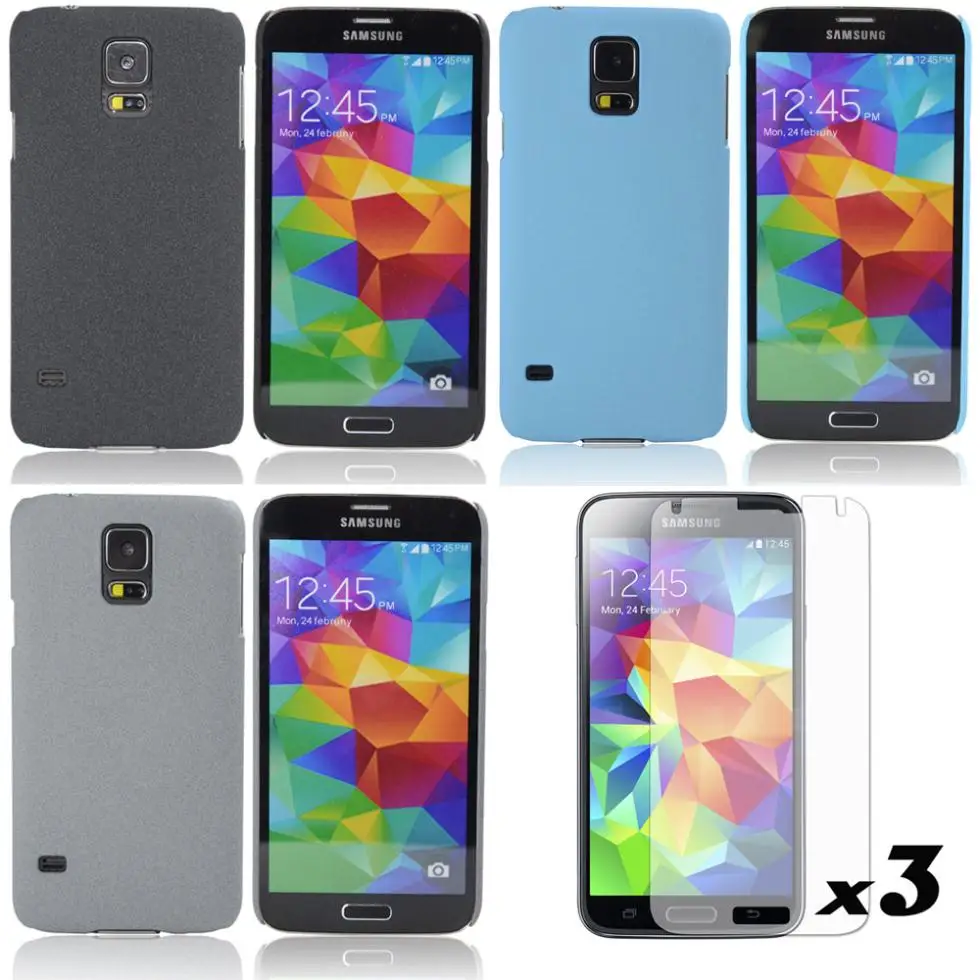 Матовый Жесткий чехол с сыпучим песком + ЖК дисплей для Samsung Galaxy S5 I9600 G900|case cover|cover