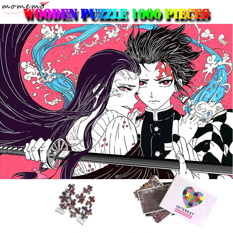Пазл MOMEMO аниме Demon Slayer Kimetsu No Yaiba, игрушка-пазл из 1000 частей, деревянный, мультяшный пазл для взрослых, подарок-сюрприз для детей
Пазл MOMEMO аниме Demon Slayer Kimetsu No Yaiba, игрушка-пазл из 1000 частей, деревянный, мультяшный пазл для взрослых, подарок-сюрприз для детей